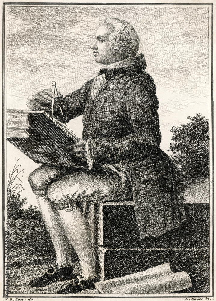 Jean Le Rond D'Alembert. Date: 1717 - 1783 Stock 写真 | Adobe Stock