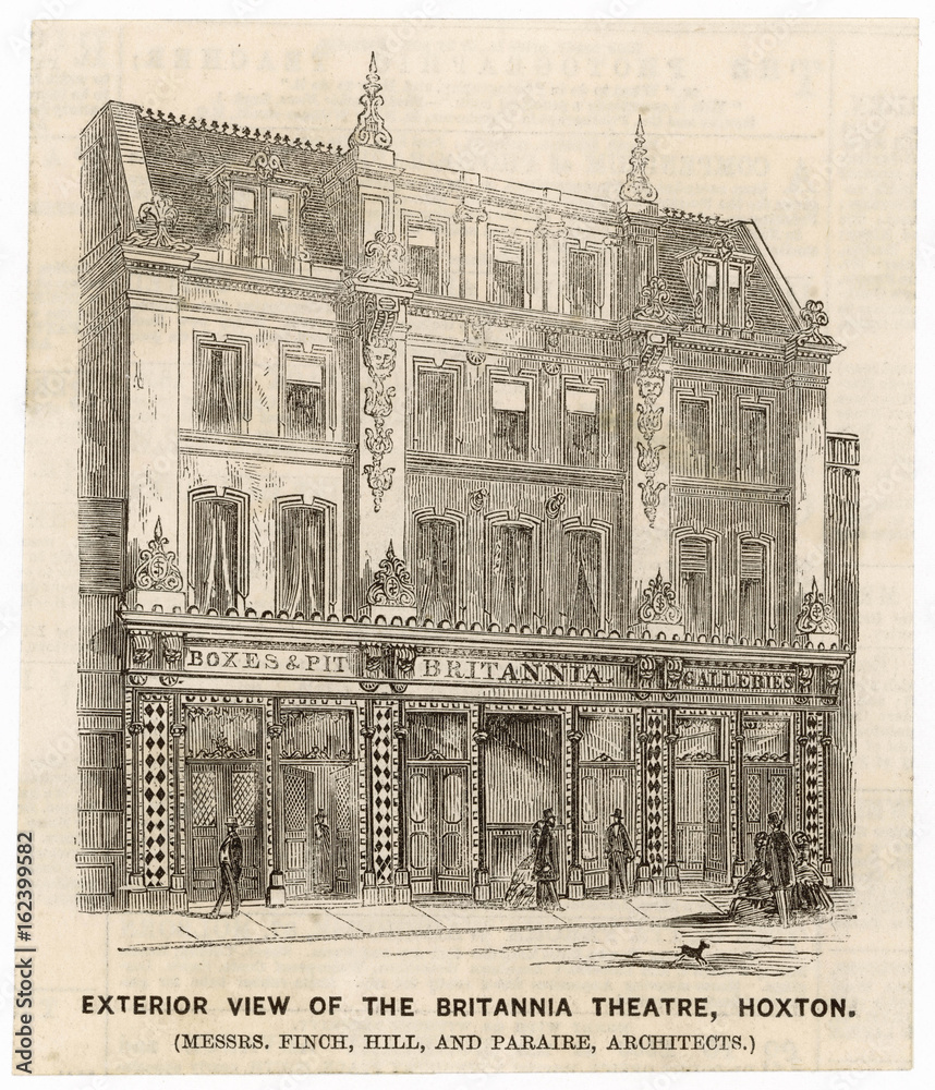 Britannia Music Hall. Date: 1858