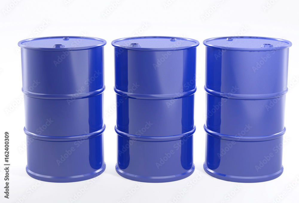 Barrel metal tank on white. 3D rendering. Barrel metal tank on white. 3D rendering.