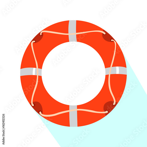 Isolated lifesaver icon on a white background, Vector illustration