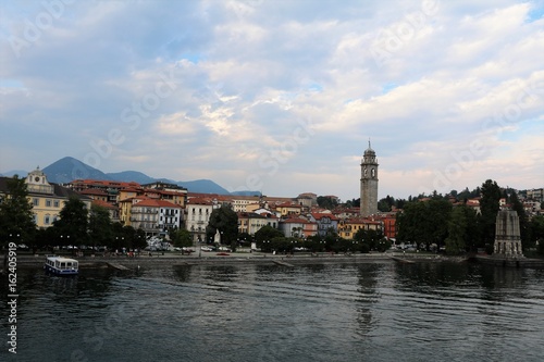 Waterfront of Pallanza at Lake Maggiore, Piedmont Italy