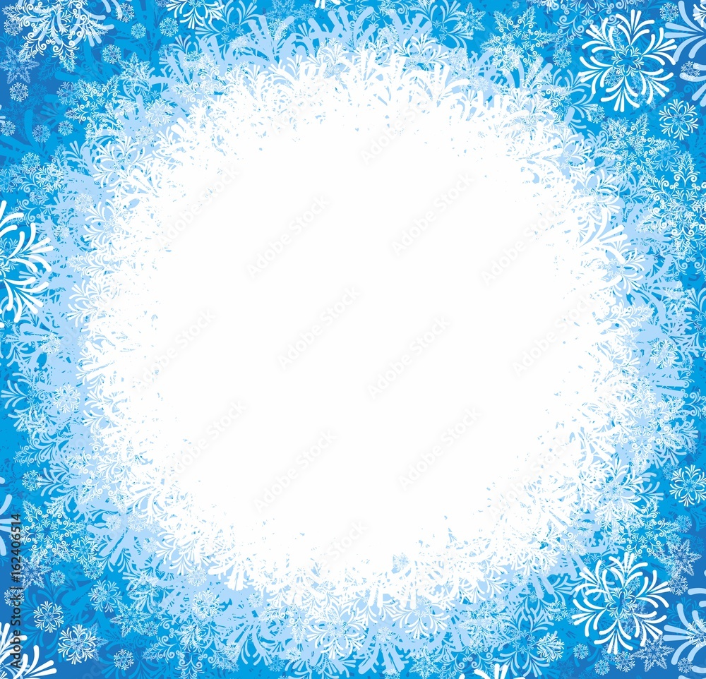 Frame with snow. Frame with snow.