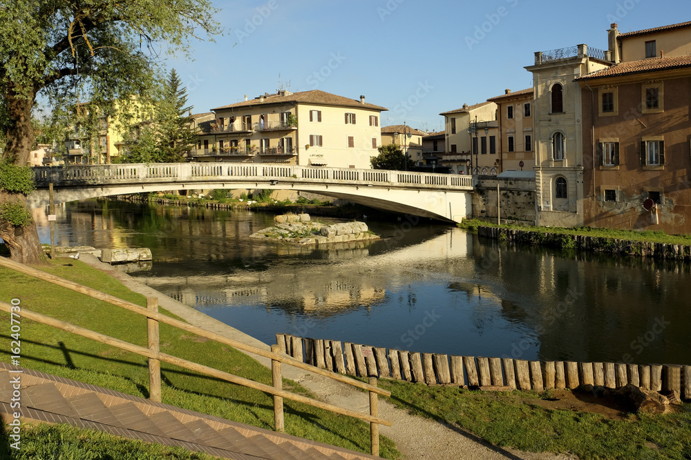 Bridge over the Velino river in Rieti