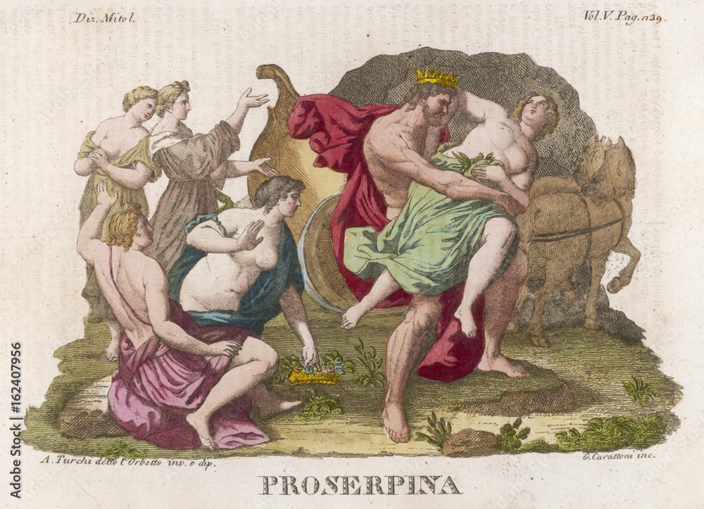 Fototapeta premium Classical myth -- Persephone - Proserpina
