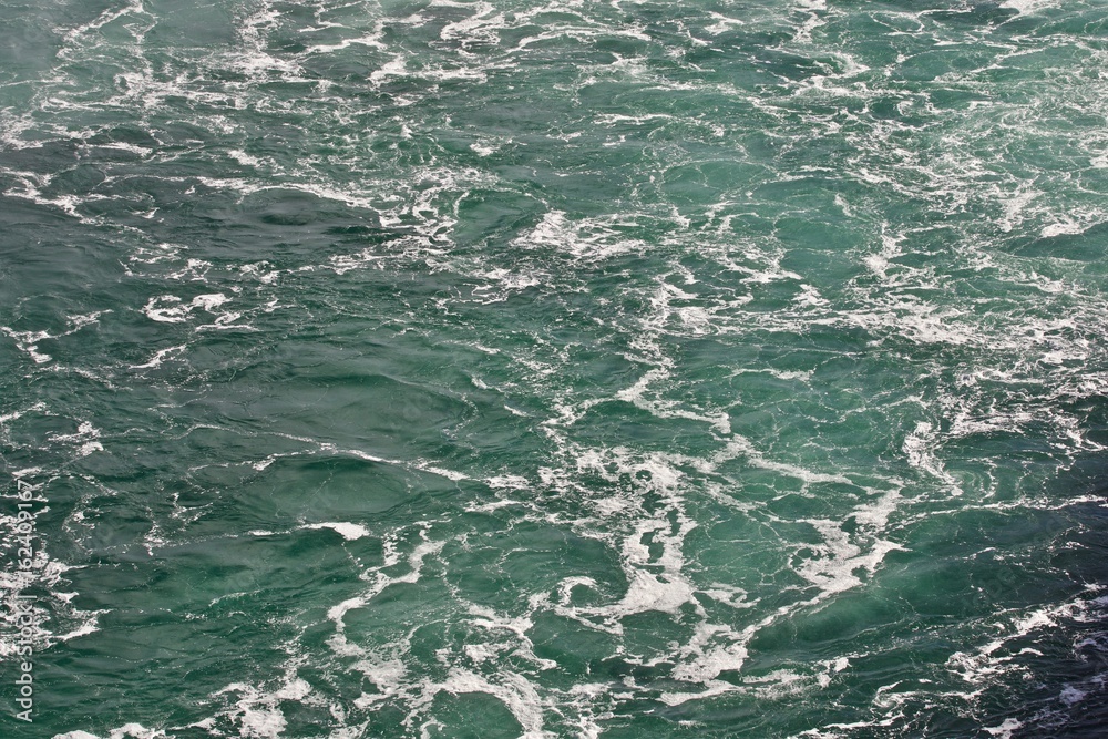 Beautiful background with the water near amazing Niagara falls