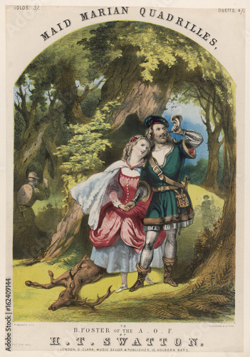 Fotografie Robin Hood - Quadrilles. Date: circa 1860