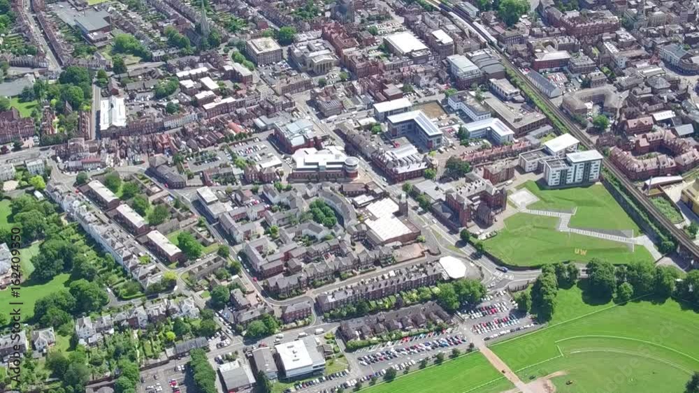 Worcester City Centre and River