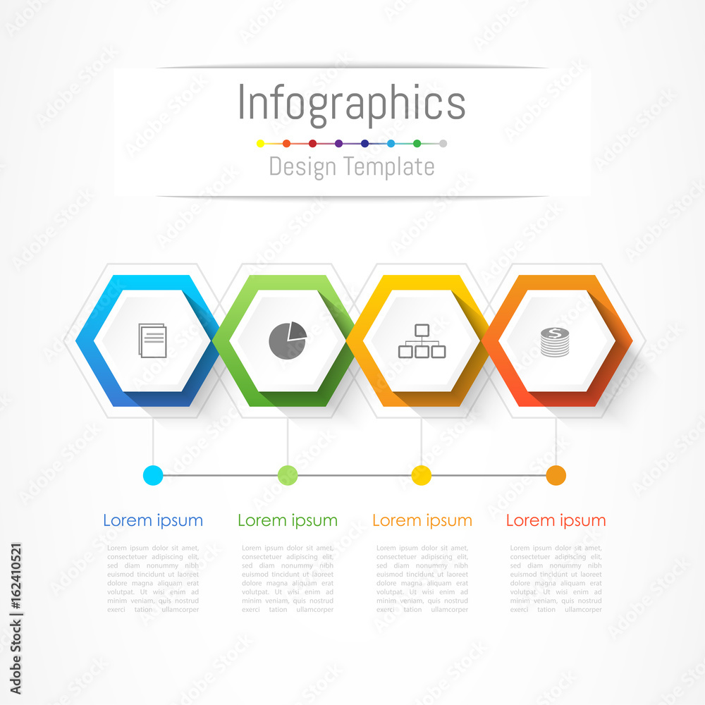 Infographic design elements for your business with 4 options, parts, steps or processes, Vector Illustration. Infographic design elements for your business with 4 options, parts, steps or processes, Vector Illustration.