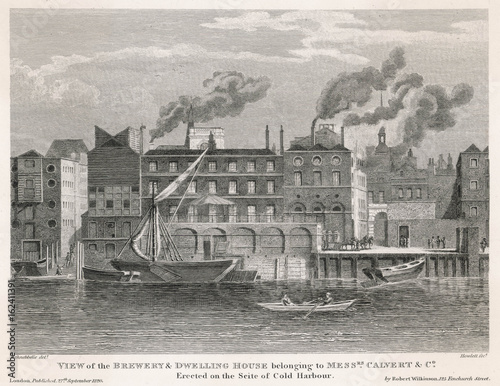 Calvert's Brewery  London. Date: 1820 photo