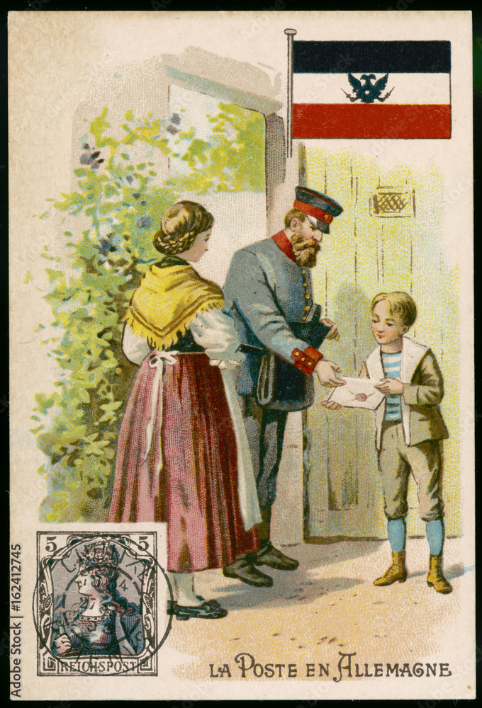 German Postman - circa 1909. Date: circa 1909