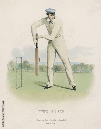 Leg Half Volley. Date: 1845