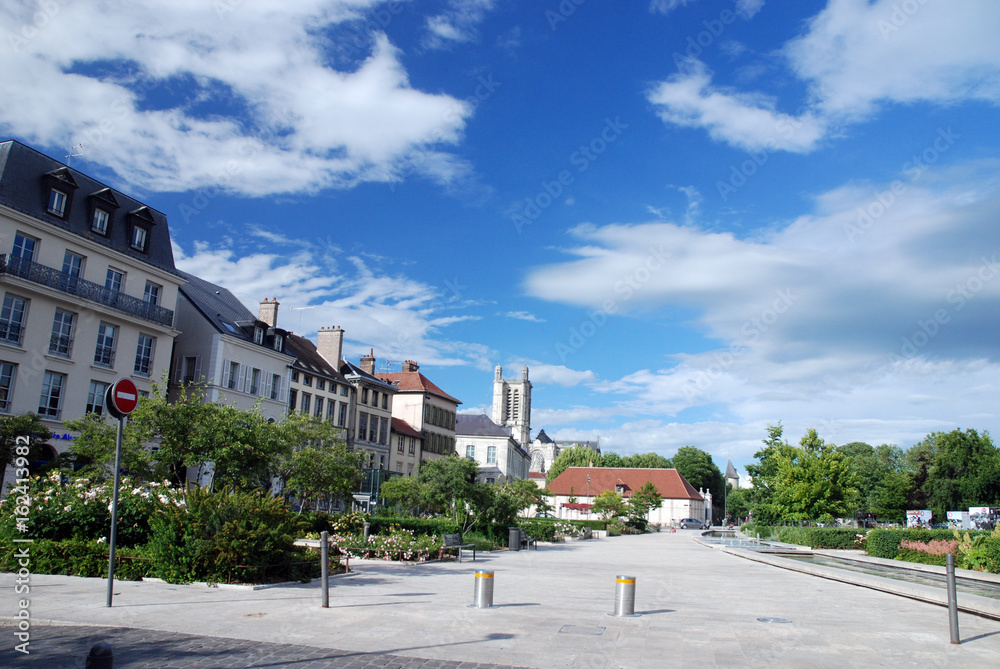 Centre-ville historique de Troyes (Champagne-France)