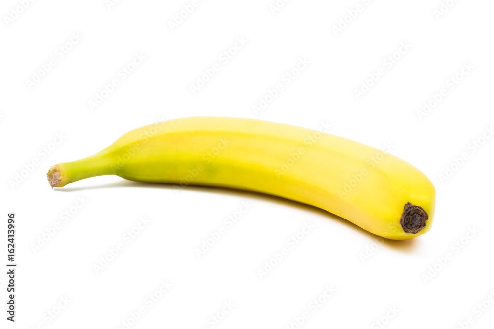 Fresh yellow banana isolated on white background Fresh yellow banana isolated on white background