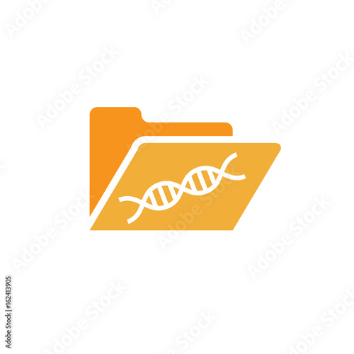 Ancestry or Genealogy Icon  and DNA helix