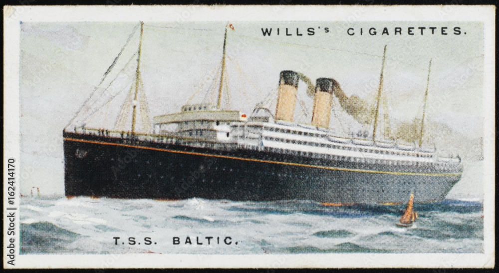 Foto Steamship 'Baltic'. Date: 1924
