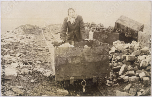 Colliery Girl - 1890s. Date: 1890's