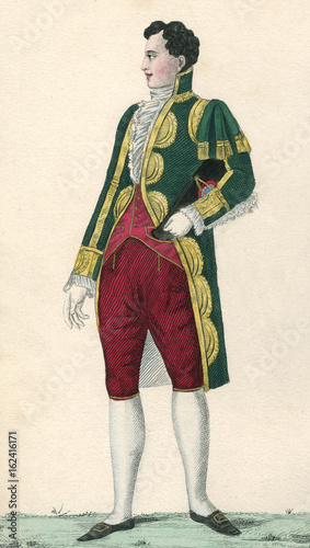 Costume - French Page 1800. Date: circa 1800