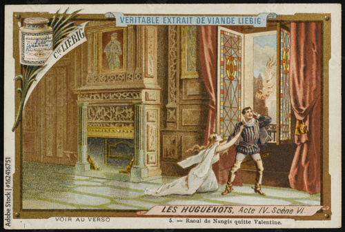 Obraz na plátně Meyerbeer - Huguenots. Date: 1836