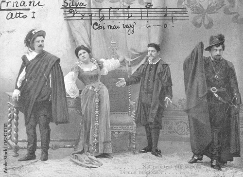 Verdi - Ernani - Photo. Date: 1844 photo