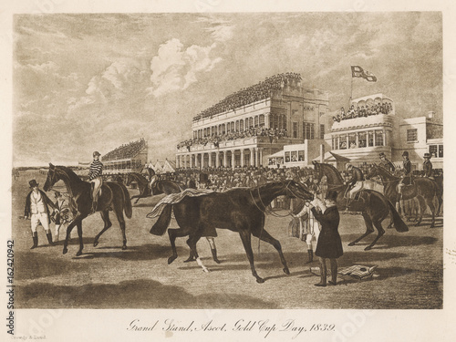 Horse Racing - Ascot. Date: 1839 photo