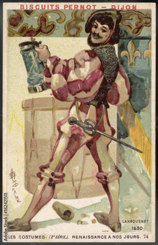 Costume - Men - Mercenar1530. Date: 1530