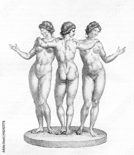 Obraz na plátně The Three Graces