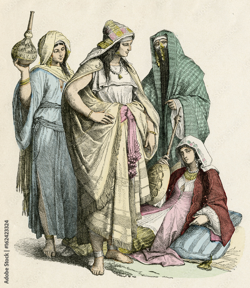 Racial - Arabs - Women - 19th century. Date: late 19th century