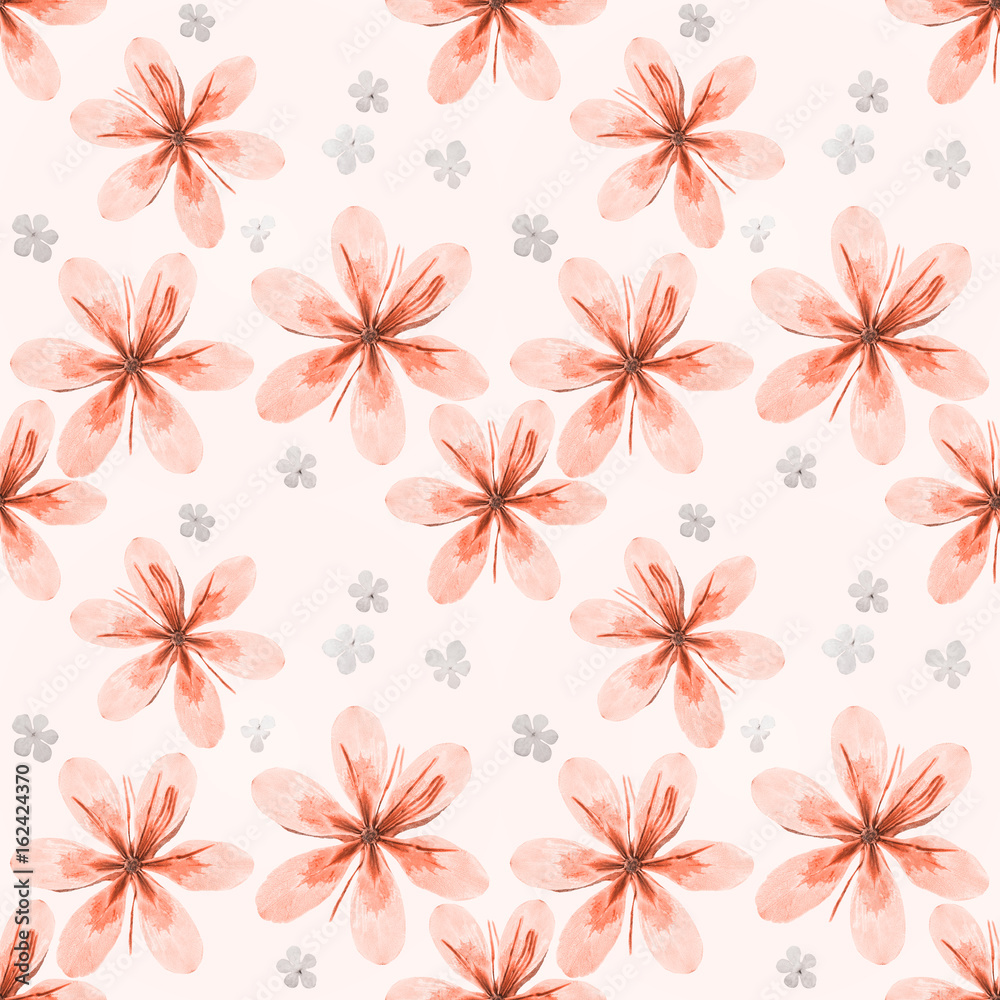 Pink flowers pattern Pink flowers pattern