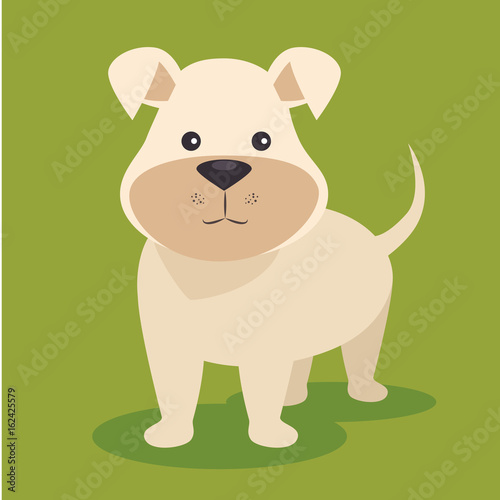 cute puppy dog cartoon vector illustration graphic design