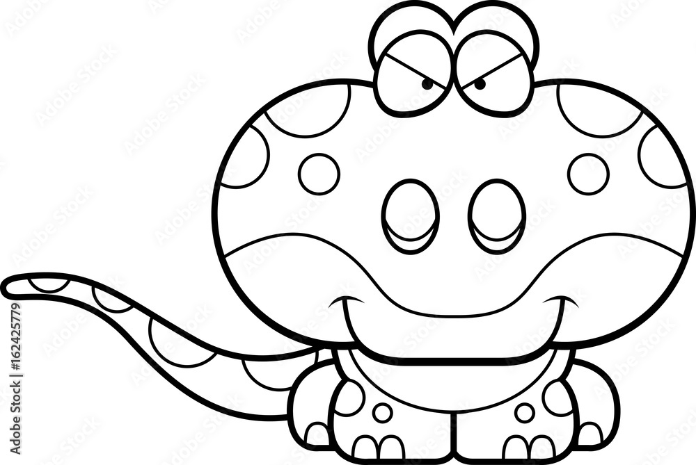 Cartoon Sly Gecko Cartoon Sly Gecko