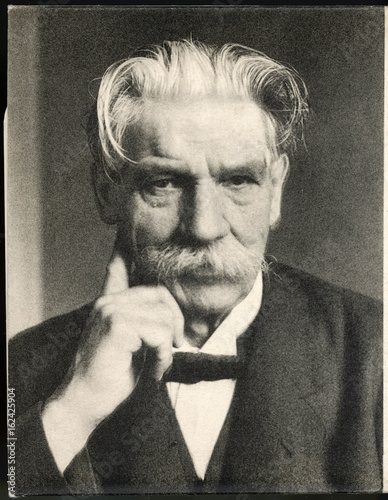 Schweitzer - Postcard. Date:  1875 - 1965 photo
