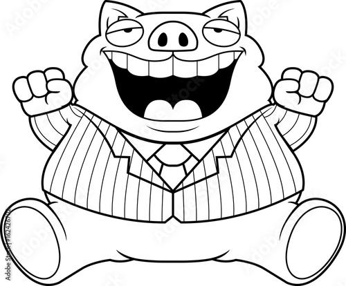 Cartoon Fat Pig Suit