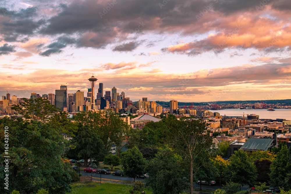 Seattle skyline seen from Kerry Park, United States
