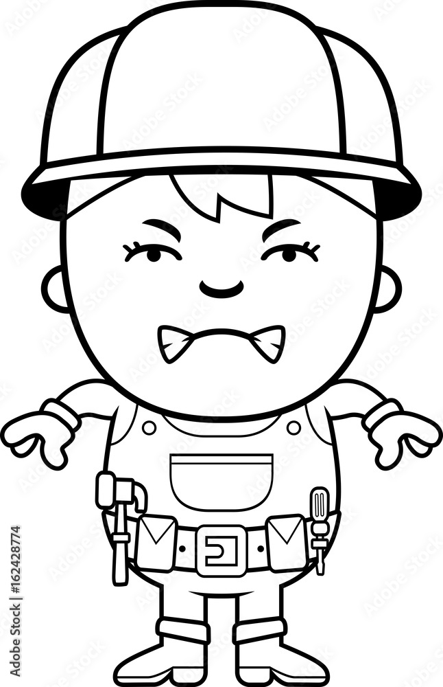 Angry Builder Boy