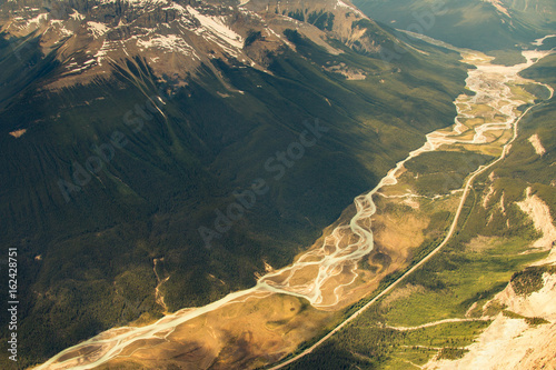 Canvas Print Amazing landscape in  Jasper National Park, Canada