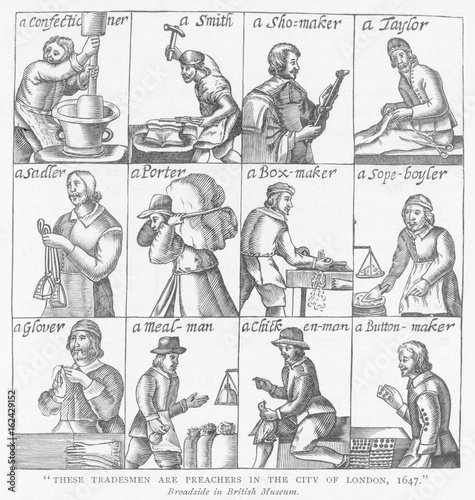 Satire on Puritans - 1647. Date: 1647