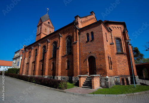 Kościół Garnizonowy, wzniesiony w latach 1874-1875 dla garnizonu pruskiego, budowla neoromańska, Chełmno, Polska 