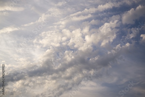 Fototapeta Naklejka Na Ścianę i Meble -  Blue sky with white clouds. Slovakia