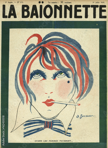 Front cover  La Baionnette. Date: 1919