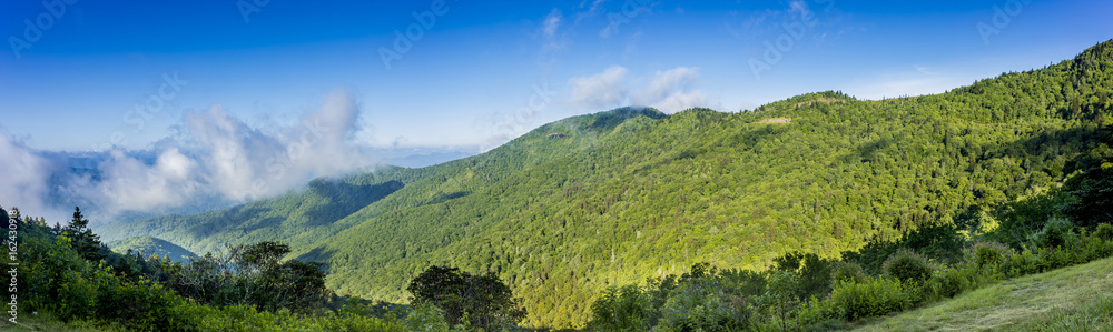 Appalacian Mountains seen from Blue Ridge Parkway