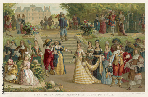 Foto French Nobles 1630-1680. Date: 1630 - 1680
