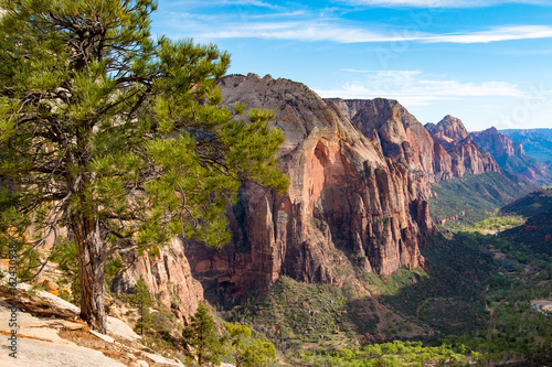 View from Angels Landing, Zion National Park, Utah
