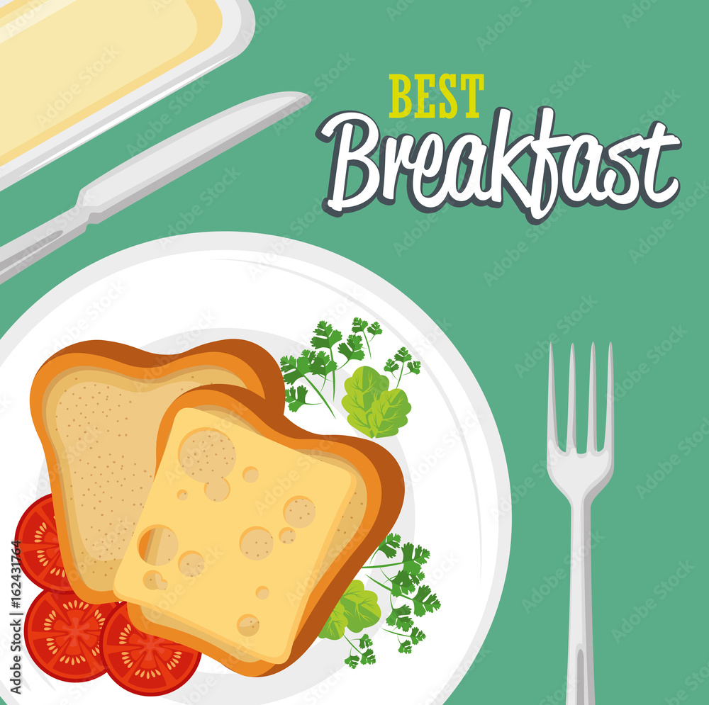 Breakfast Graphic Design