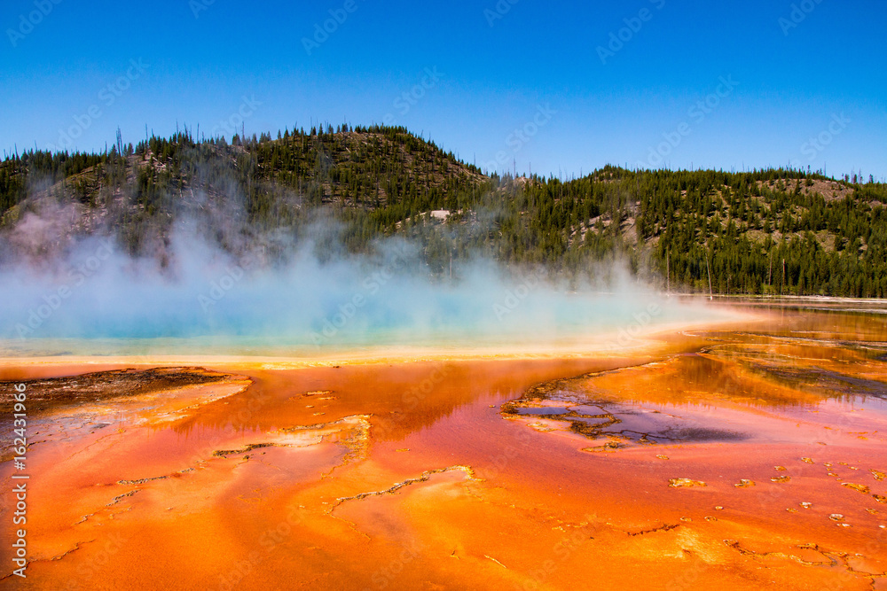 Grand Prismatic Spring, Yellowstone National Park, Wyoming Grand Prismatic Spring, Yellowstone National Park, Wyoming