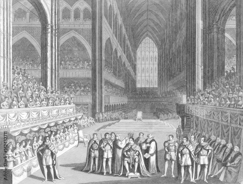 Coronation of George IV. Date: 1821