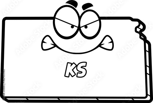 Cartoon Angry Kansas
