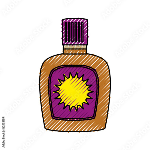 Bronzer bottle isolated