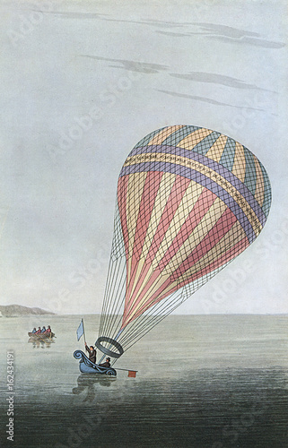 Balloon in Channel 1810. Date: 1810