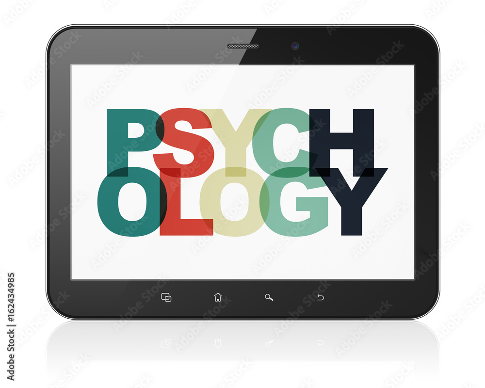 Health concept: Tablet Computer with Psychology on display Health concept: Tablet Computer with Psychology on display