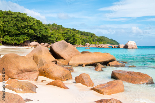 Beautiful beach Anse Lazio, Praslin, Seychelles